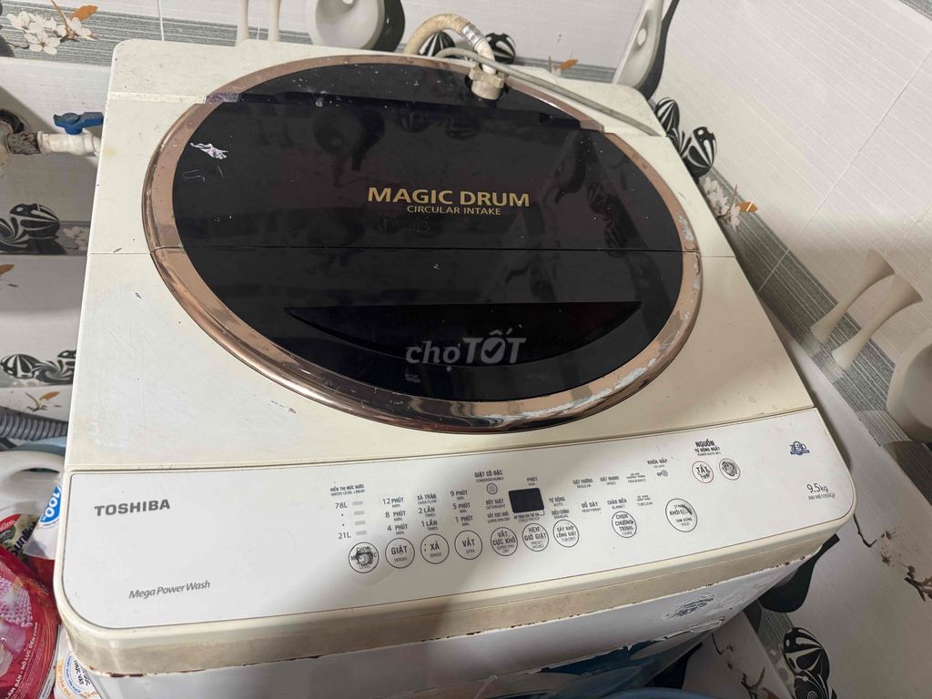 Máy giặt Toshiba AW-ME1050GV 9.5kg Trắng. Mua bán Máy giặt tại Quận Sơn Trà Đà Nẵng được đăng bởi cường phan hình 1