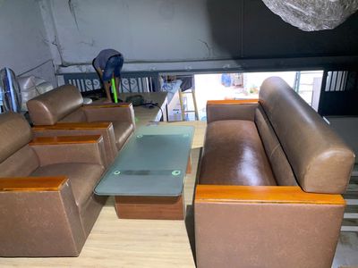 THANH LÝ BỘ SOFA DA KHUNG GỖ SỒI. Mua bán Bàn ghế tại Quận Bình Tân Tp Hồ Chí Minh được đăng bởi HÀNG THANH LÝ NỘI THẤT 268