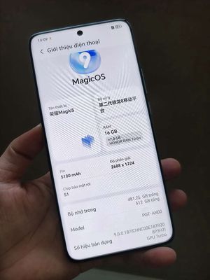 Honor Magic 5 Xanh 16GB/512GB Pin 97. Mua bán Điện thoại tại Quận Gò Vấp Tp Hồ Chí Minh được đăng bởi hoài