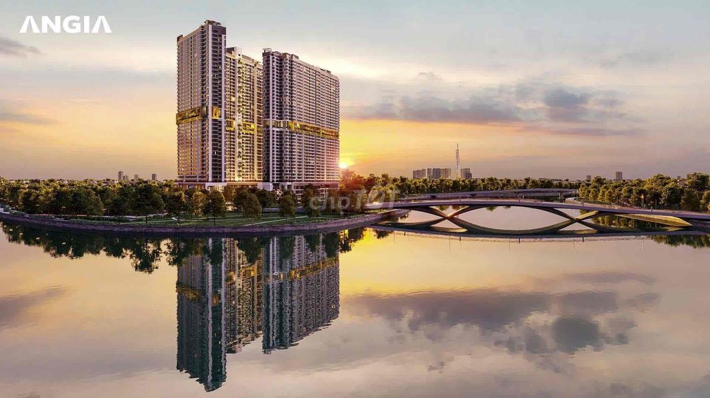 The gió Riverside - Căn góc B25-04 - View Sông + nội khu đỉnh nhất