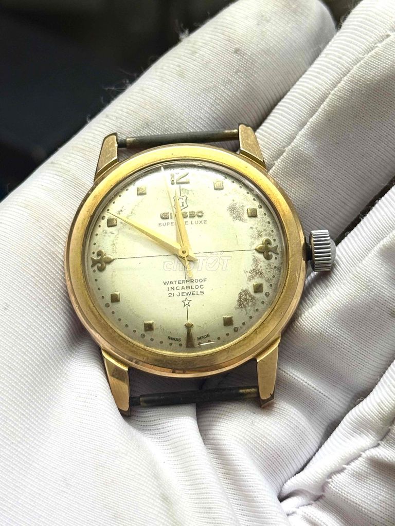 Đồng hồ Ginsbo Vintage Cót Thụy Sĩ Vàng. Mua bán Đồng hồ tại Quận Ngô Quyền Hải Phòng được đăng bởi linh hình 1