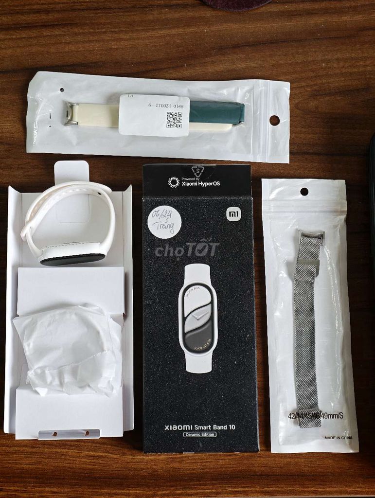 Xiaomi Smart Band 10 Gốm Trắng. Mua bán Thiết bị đeo thông minh tại Thành phố Thủ Đức Tp Hồ Chí Minh được đăng bởi TN hình 1