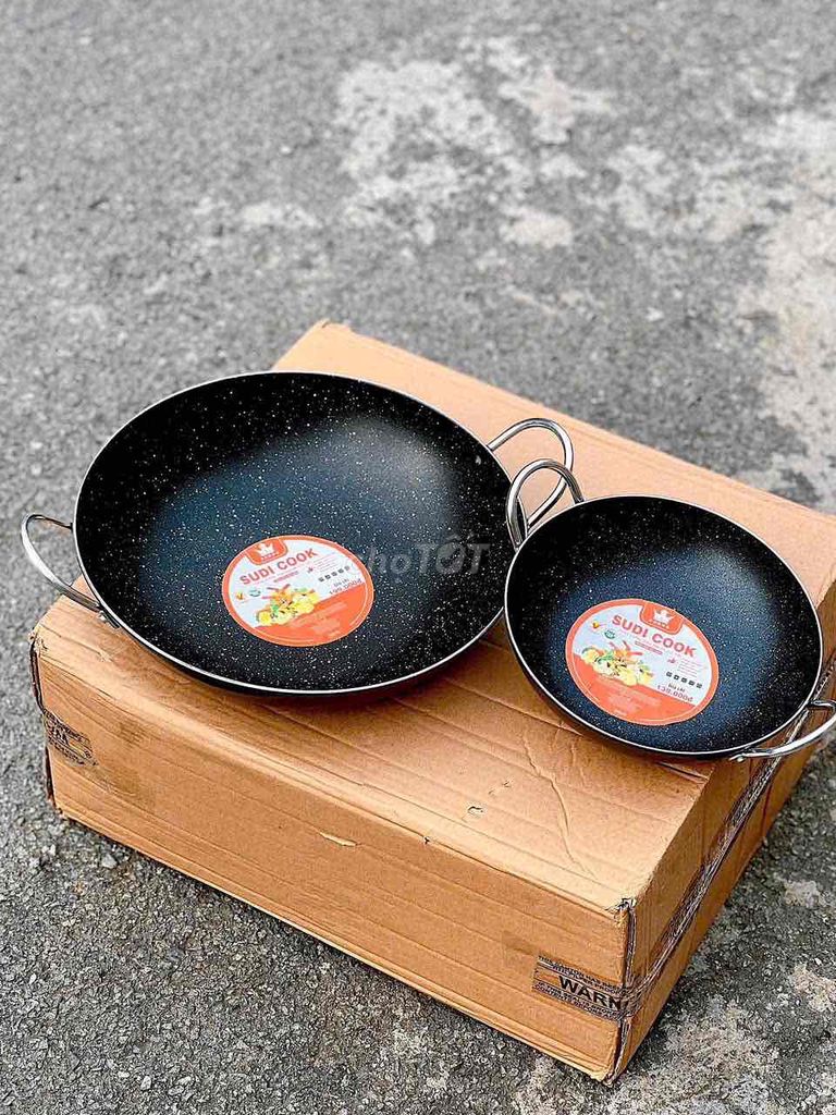 SET 2 CHẢO SUDI COOK 24cm + 34cm