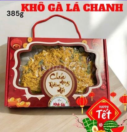 Khay Quà Tết Khô Gà 385g