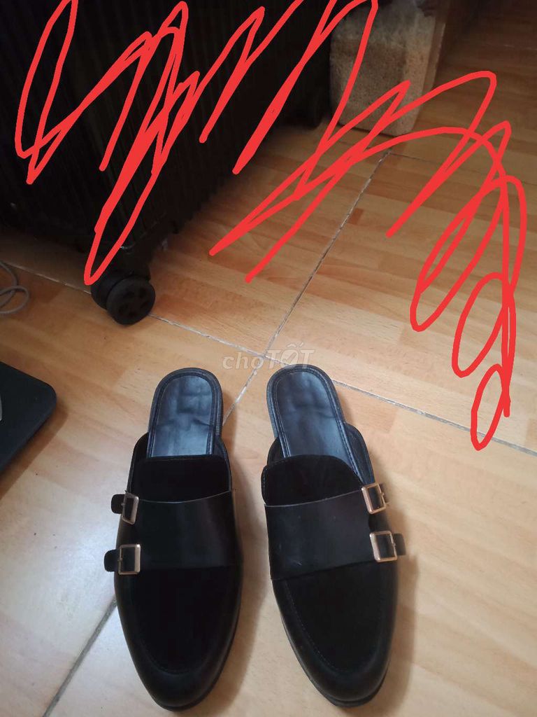năng lượng Giày Sục Da Nam Đen Size 38. Mua bán Giày dép tại Quận Cầu Giấy Hà Nội được đăng bởi Hoathienly hình 1