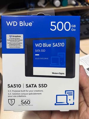 Nguyên Seal 100% Bán Rẻ  SSD Western 500GB SATA2
