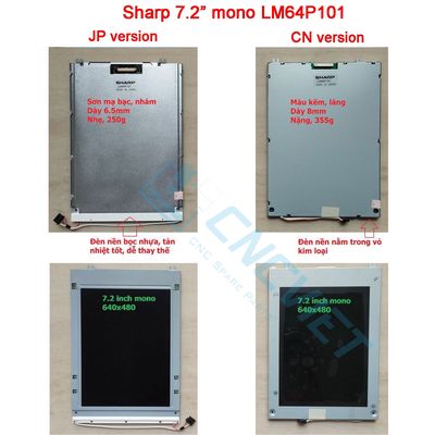 Màn hình LM64P101 LCD Sharp 7.2inch cho máy CNC. Mua bán Đồ chuyên dụng, Giống nuôi trồng tại Quận Bình Tân Tp Hồ Chí Minh được đăng bởi Hưng Thịnh CNCViet