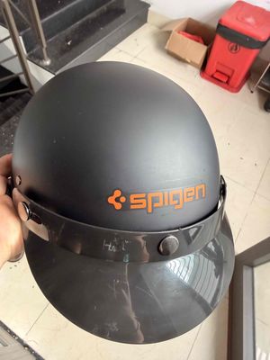 Mũ bảo hiểm Spigen đen nửa đầu. Mua bán Phụ tùng xe tại Quận Sơn Trà Đà Nẵng được đăng bởi Thạch Huỳnh