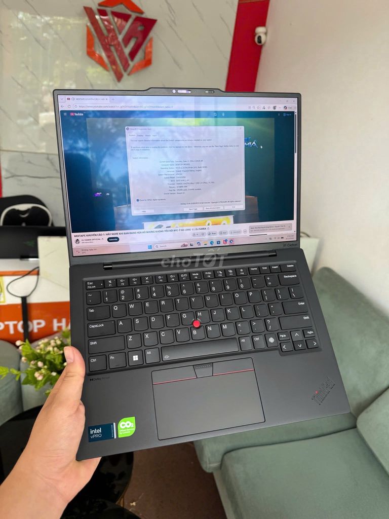 Lenovo X1 Thinkpad Carbon Gen 12 Ultra 7 32GB/512GB 2K OLED Like New. Mua bán Laptop tại Quận Ba Đình Hà Nội được đăng bởi Hội Đồ Điện Tử hình 1