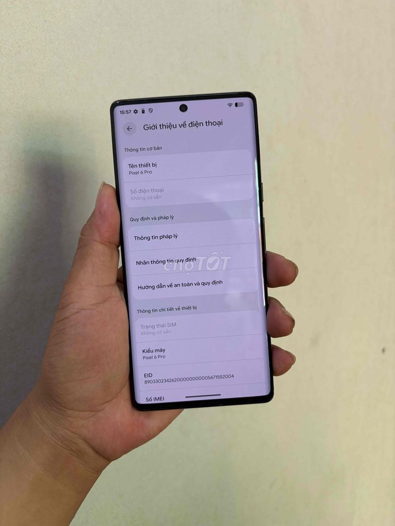 Google Pixel 6 Pro 128GB Đen. Mua bán Điện thoại tại Thành phố Vị Thanh Hậu Giang được đăng bởi máy củ giá tốt  hình 1