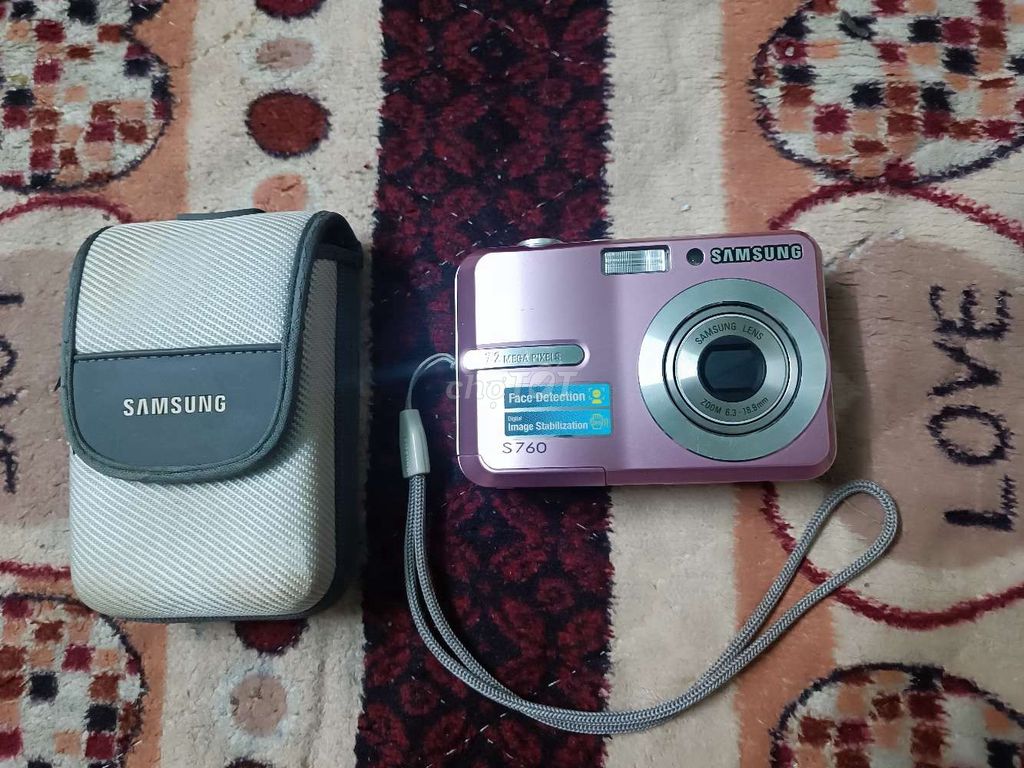 Máy ảnh Samsung S760 màu Hồng nữ tính rất đẹp. Mua bán Máy ảnh, Máy quay tại Quận Lê Chân Hải Phòng được đăng bởi Việt hình 1