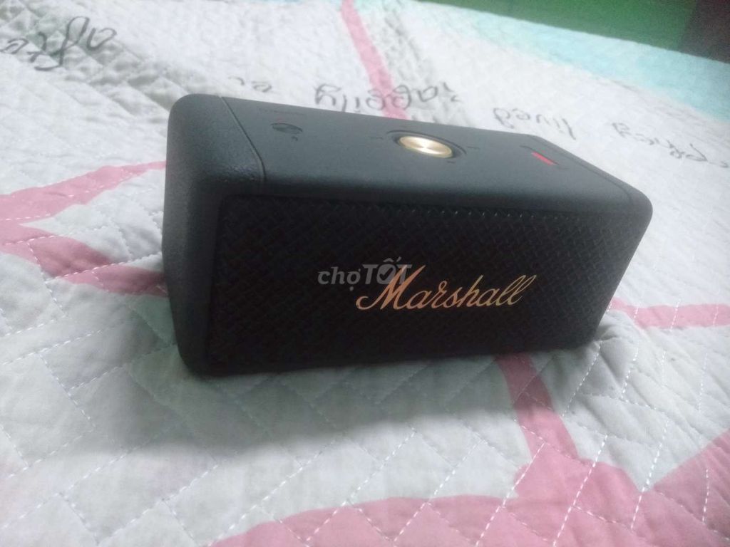 Loa Bluetooth Marshall Đen. Mua bán Tivi, Âm thanh tại Quận Liên Chiểu Đà Nẵng được đăng bởi Điện Nước hình 1
