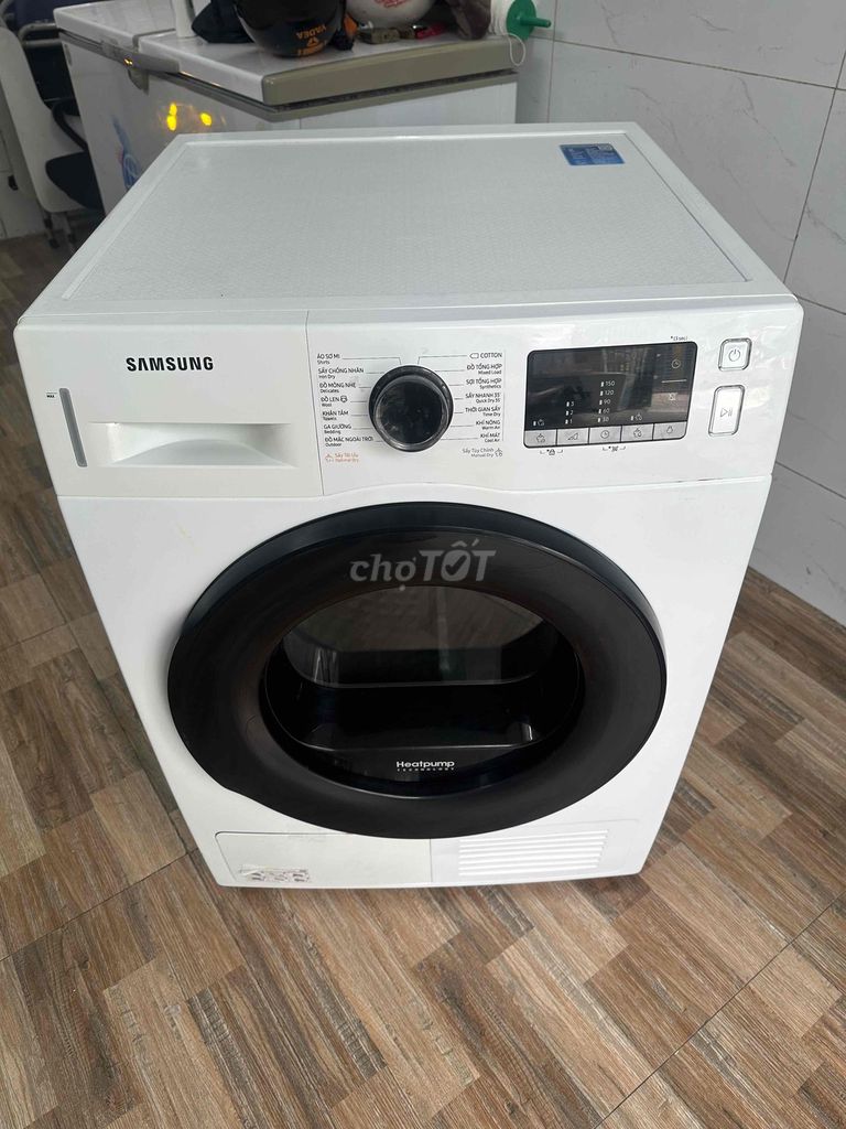 Máy sấy Samsung Heatpump 9kg Trắng không nhăn. Mua bán Máy giặt tại Quận 11 Tp Hồ Chí Minh được đăng bởi ĐIỆN LẠNH MINH KHÔI hình 1