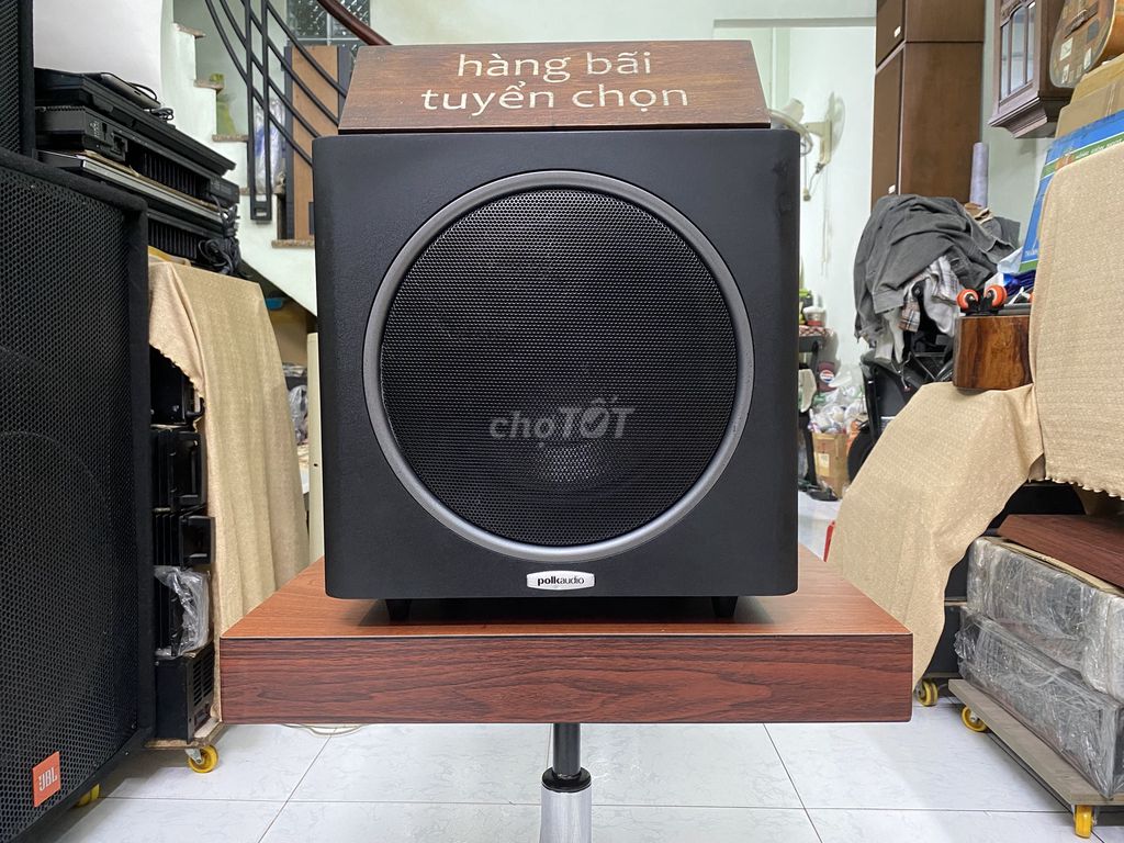 Sub điện POLKAudio PSW 110 bass 25cm. Mua bán Tivi, Âm thanh tại Quận Tân Bình Tp Hồ Chí Minh được đăng bởi nhut audio hình 1