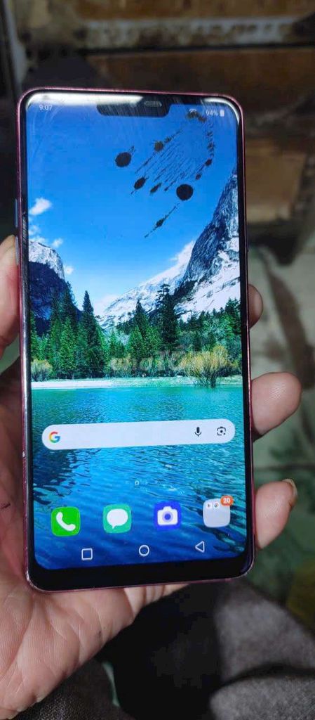 LG G7 ThinQ Hồng Màn hình đốm. Mua bán Điện thoại tại Quận Ninh Kiều Cần Thơ được đăng bởi minh Châu  hình 1
