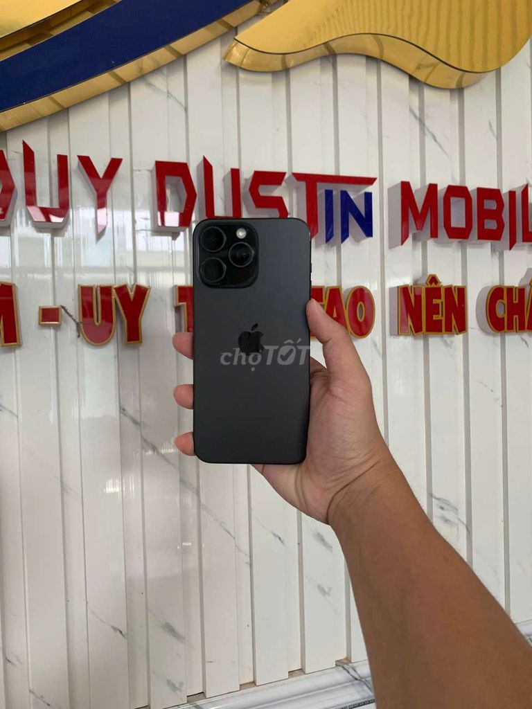 15 pro max 256gb quốc tế có sim vật lí,có bán góp. Mua bán Điện thoại tại Thành phố Cà Mau Cà Mau được đăng bởi Duy Dustin Mobile hình 1