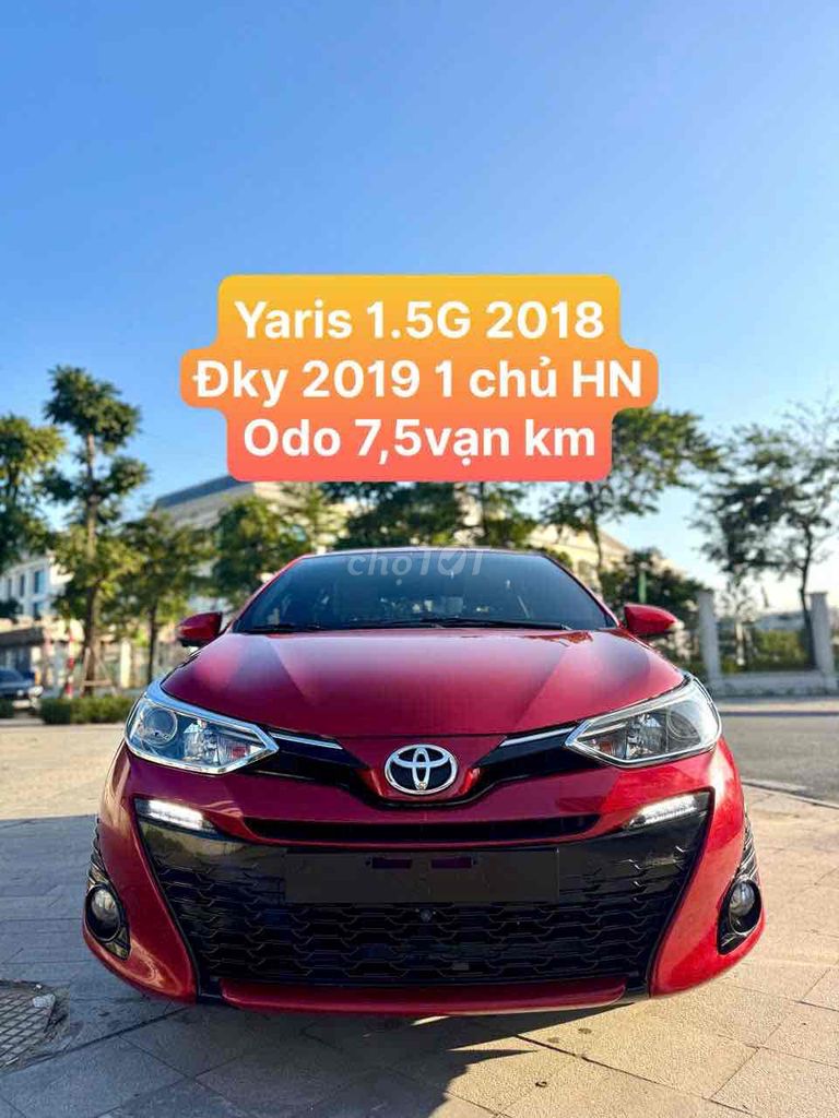 Toyota Yaris 2018 form 2019 1.5G CVT - 75000 km. Mua bán Ô tô tại Quận Thanh Xuân Hà Nội được đăng bởi Nguyễn Quang Đức hình 1