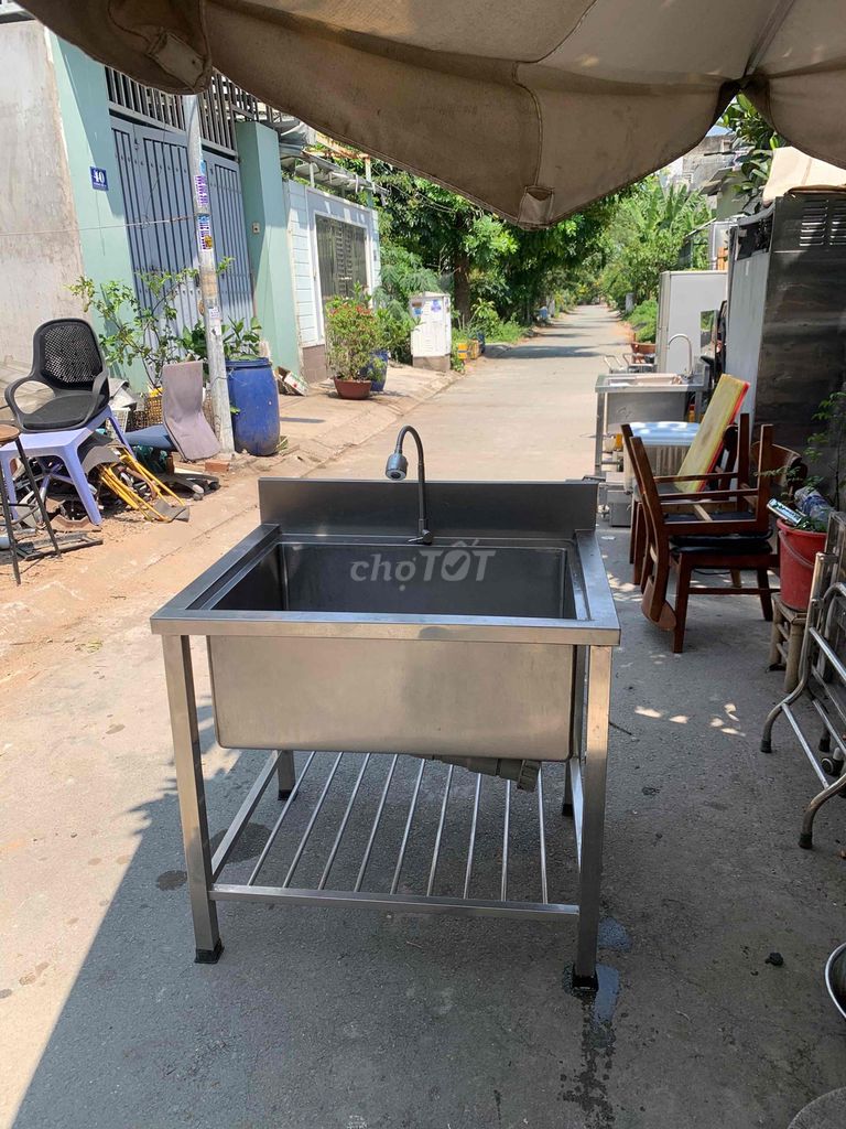 Bồn rửa chén Inox 304 Bạc. Mua bán Thiết bị vệ sinh, nhà tắm tại Huyện Bình Chánh Tp Hồ Chí Minh được đăng bởi Đồ Củ Đức Hiền hình 1