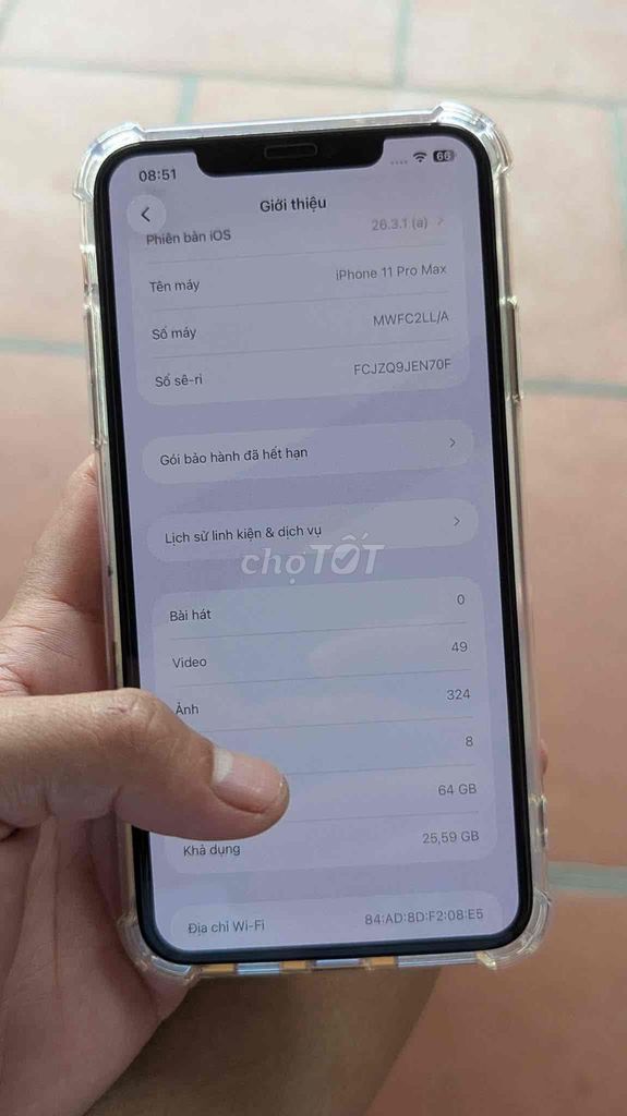 Apple iPhone 11 Pro Max 64GB Vàng đồng. Mua bán Điện thoại tại Huyện Nông Cống Thanh Hóa được đăng bởi Kiếm tiền Online hình 1