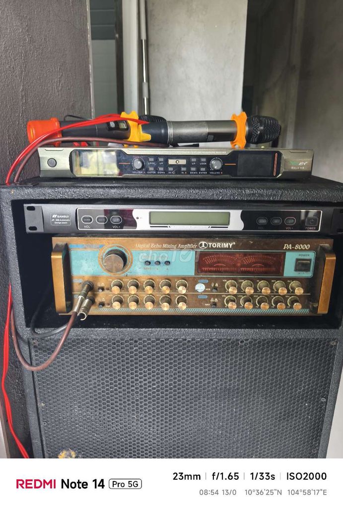 Micro không dây Galaxy KTV Xám. Mua bán Tivi, Âm thanh tại Huyện Tịnh Biên An Giang được đăng bởi Ag Que Huog Toi hình 1