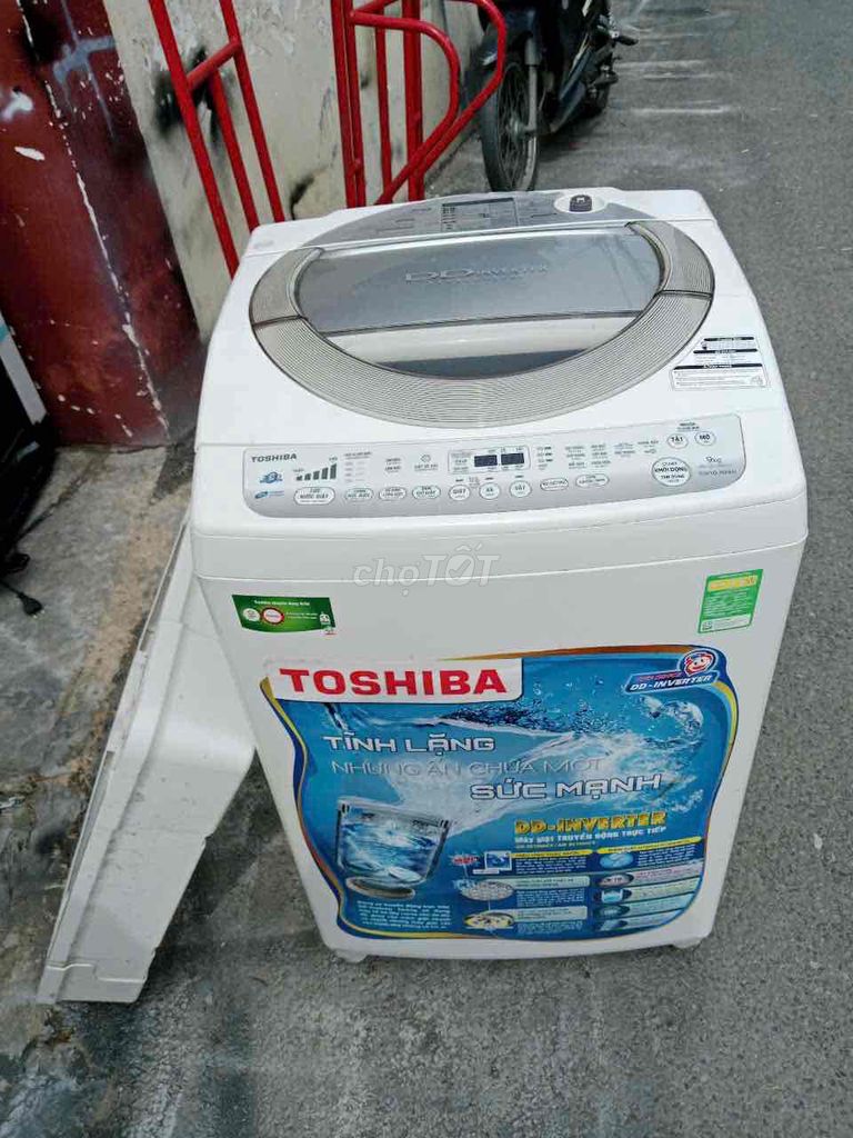 máy giặt toshiba inverter 9kg mới đẹp