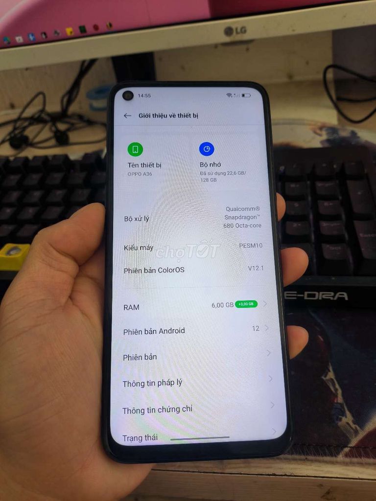 Oppo A36 128GB Đen. Mua bán Điện thoại tại Thành phố Phủ Lý Hà Nam được đăng bởi Hoàng Đạo hình 1