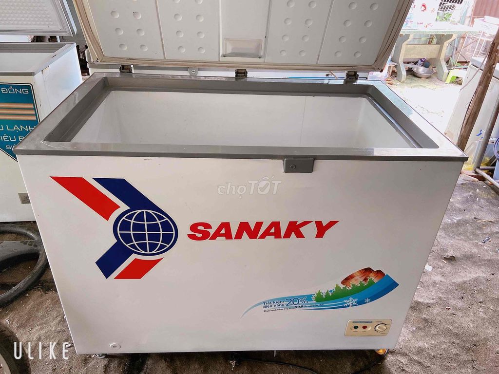 Tủ Đông suốt Sanaky 350L zin đẹp