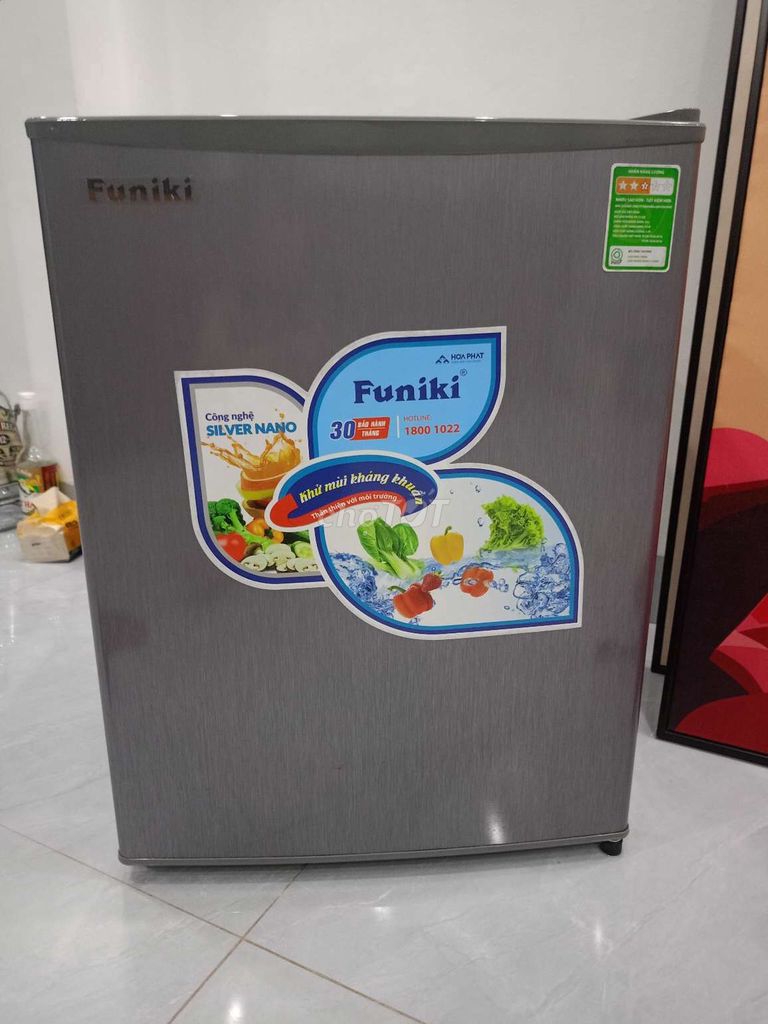 Tủ lạnh mini Funiki Xám 74 l. Mua bán Tủ lạnh tại Quận Hoàng Mai Hà Nội được đăng bởi Vũ Thị Cài  hình 1