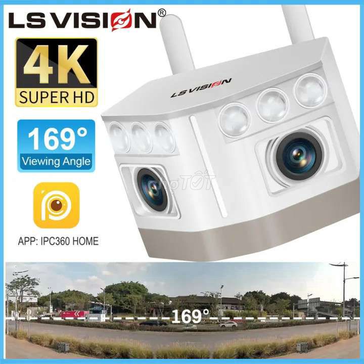 Camera Wifi 4K 8MP Zoom 10X góc siêu rộng 170 độ 109911669