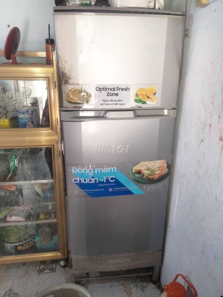 Tủ lạnh Hitachi Xám. Mua bán Tủ lạnh tại Huyện Phú Giáo Bình Dương được đăng bởi A Tuấn hình 1