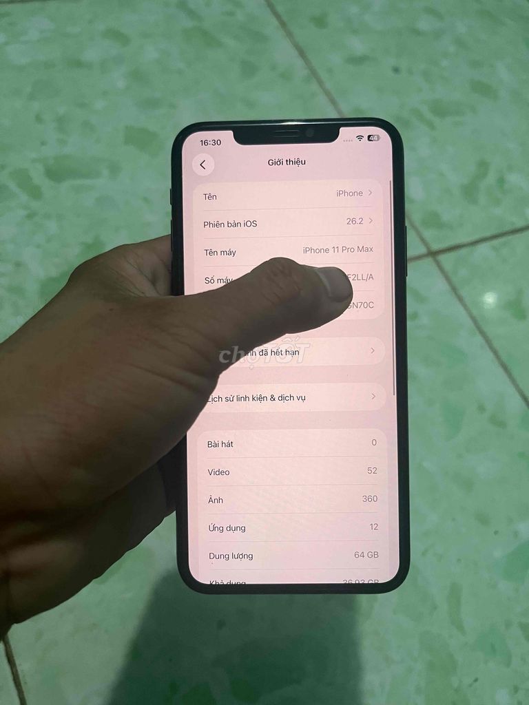 ip 11pro max QT LL/A ď 98mai zin ID nhąy mái sach. Mua bán Điện thoại tại Huyện Cao Lãnh Đồng Tháp được đăng bởi minh dt zin 66 hình 1
