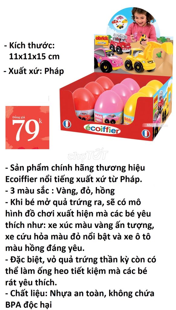 Quả trứng thần kỳ - Xe đua