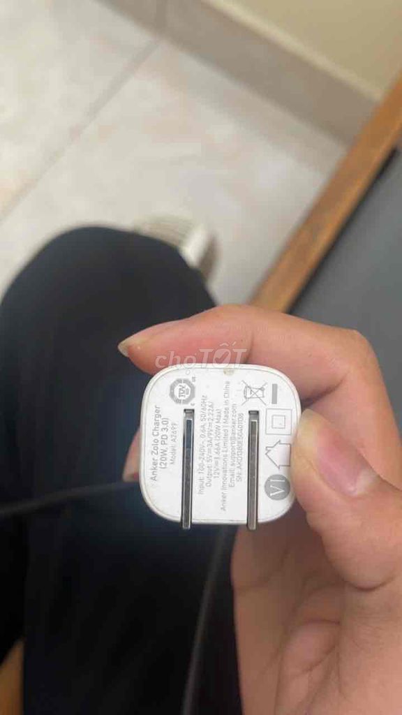 Củ sạc Anker A2699 Trắng và dây sạc chính hãng. Mua bán Phụ kiện (Màn hình, Chuột...) tại Huyện An Lão Hải Phòng được đăng bởi Hiếu hình 1