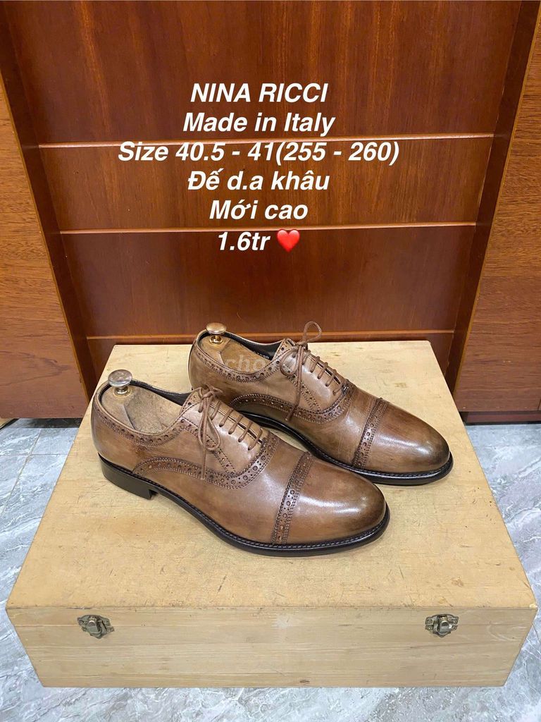 Giày tây NINA RICCI, SIZE 40.5 - 41. Mua bán Giày dép tại Thành phố Long Xuyên An Giang được đăng bởi Văn hình 1