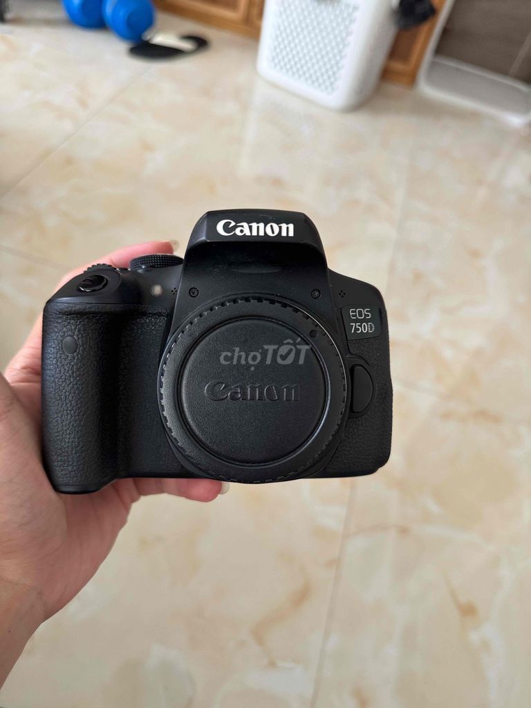 Máy ảnh Canon 750D DSLR. Mua bán Máy ảnh, Máy quay tại Thành phố Long Xuyên An Giang được đăng bởi Lê Đức Trọng hình 1