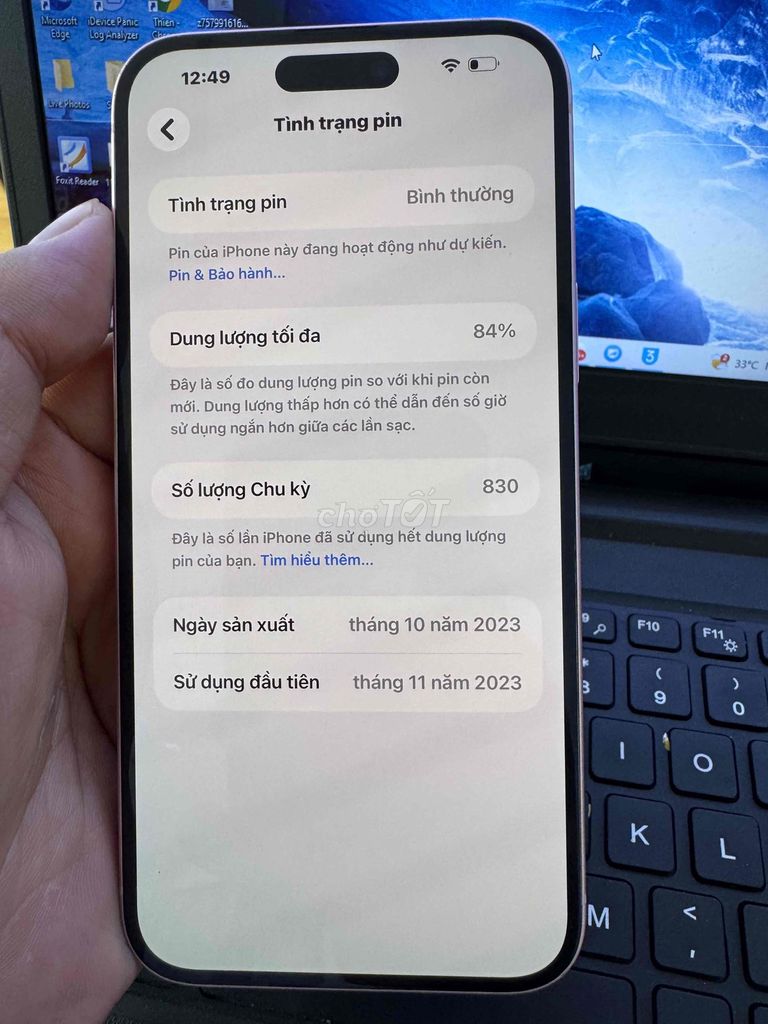 Apple iPhone 15 Plus 256GB Hồng. Mua bán Điện thoại tại Quận 6 Tp Hồ Chí Minh được đăng bởi QUỐC THIÊN BÁN GÓP 0 ĐỒNG  hình 1