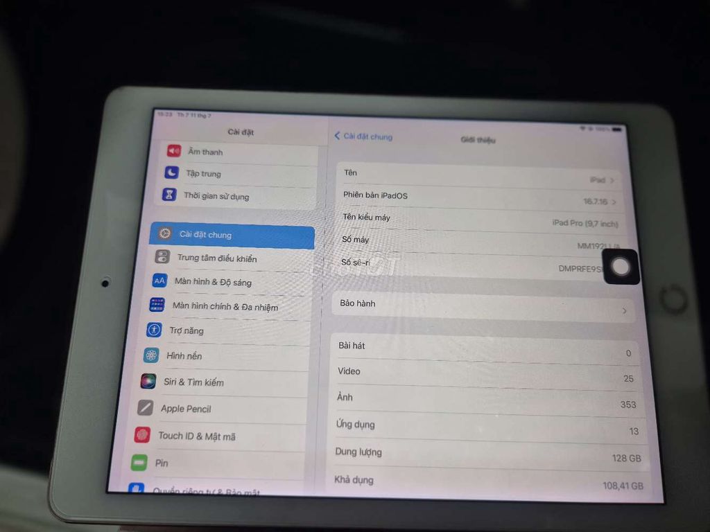 Apple iPad Pro 9.7 inch 128GB Hồng. Mua bán Máy tính bảng tại Thành phố Cà Mau Cà Mau được đăng bởi Hào hình 1