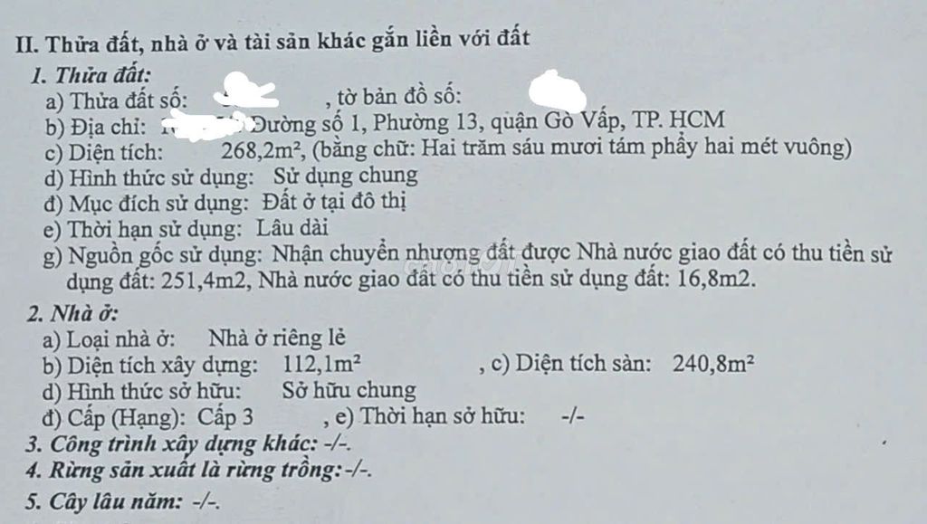 Chính chủ cần bán gấp nhà hxh Đường số 1, P.15, Gò Vấp. Mua bán nhà ở tại Quận Gò Vấp Tp Hồ Chí Minh được đăng bởi Huệ hình 5
