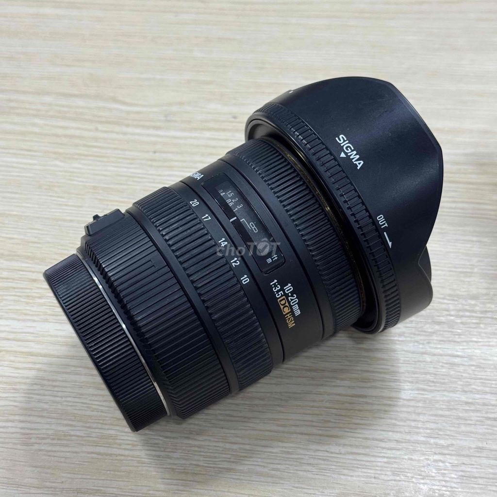 Ống kính Sigma 10-20mm F3.5 EX DC HSM Đen. Mua bán Máy ảnh, Máy quay tại Quận 5 Tp Hồ Chí Minh được đăng bởi Kim Ngọc hình 1