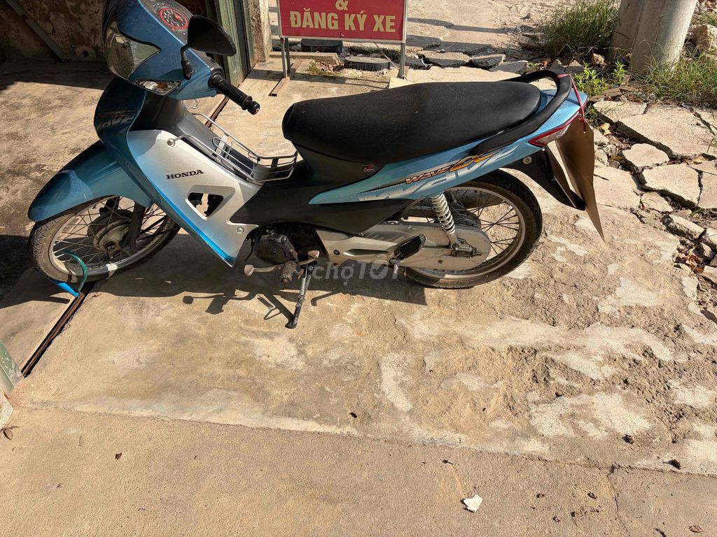 Honda Wave A 2013 Синий-Серебристый-Черный
