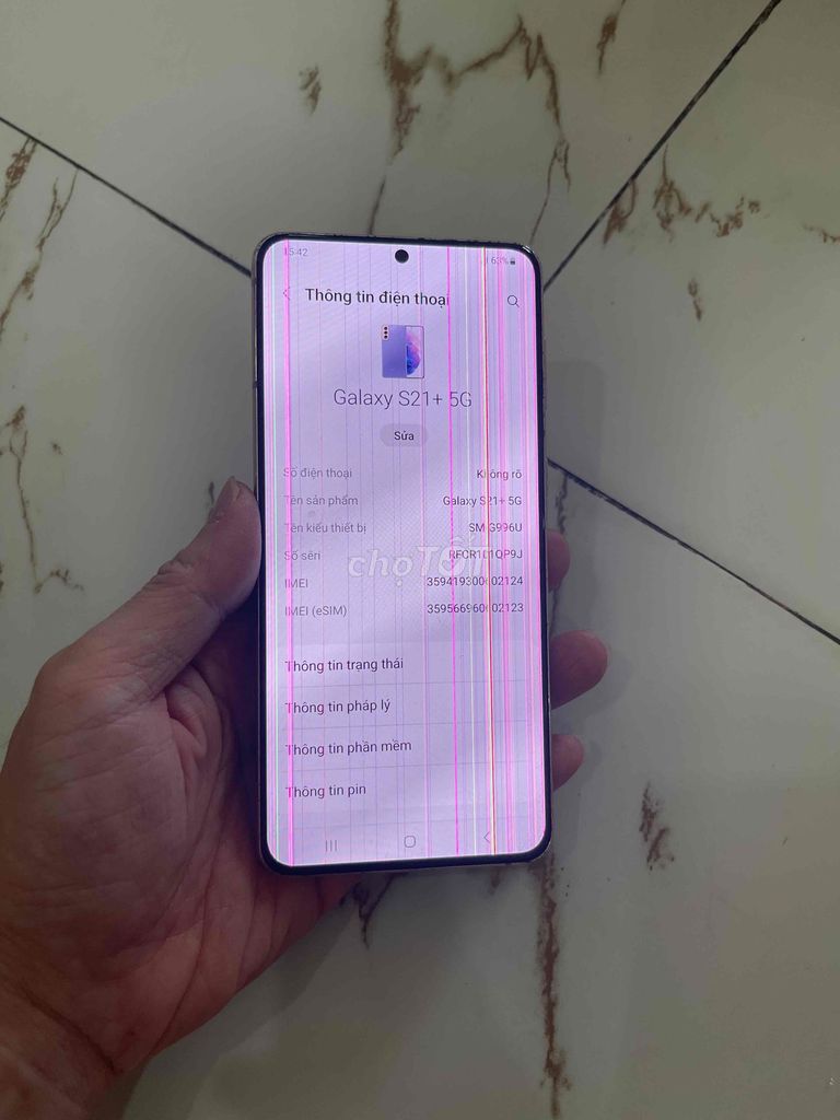 Bán Xác Samsung S21plus zin hỏng màn. Mua bán Điện thoại tại Quận Hà Đông Hà Nội được đăng bởi Mạnh Mobile hình 1