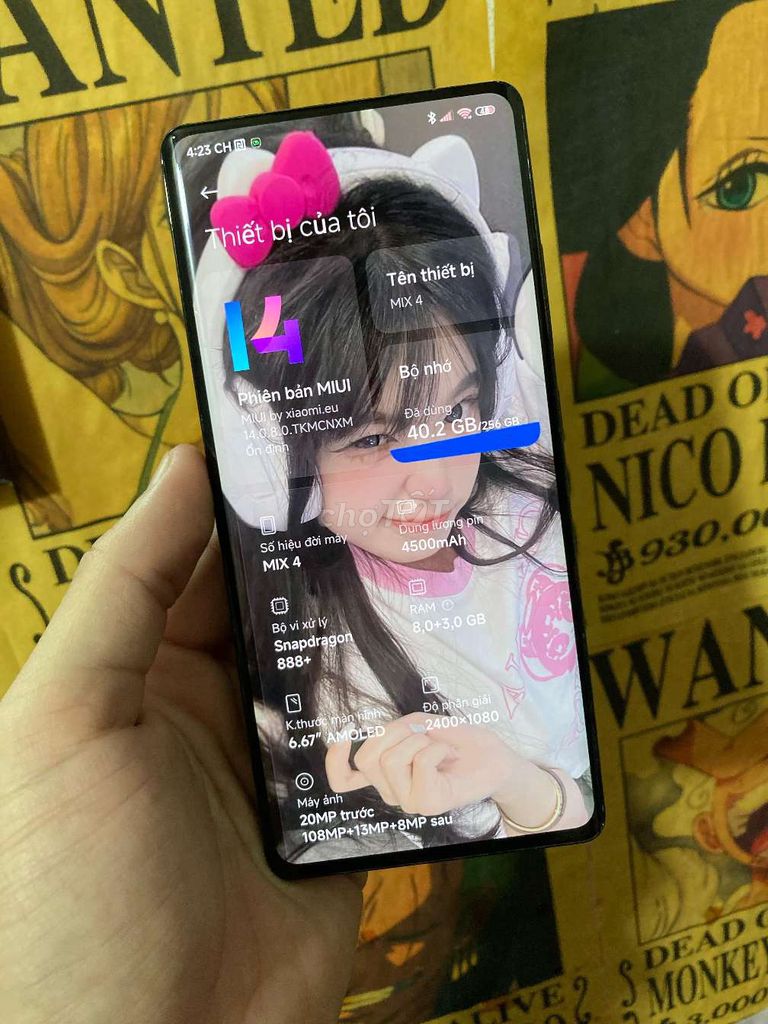 Mi Mix4 zin còn đẹp k ám k lỗi pin ngon