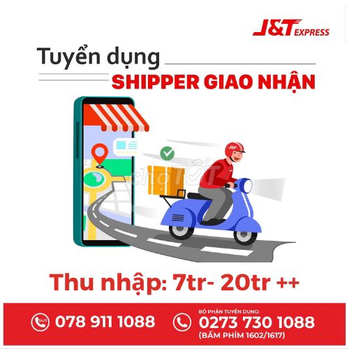 Tuyển 15 Shipper Tại Thị Trấn Trần Văn Thời Cà Mau