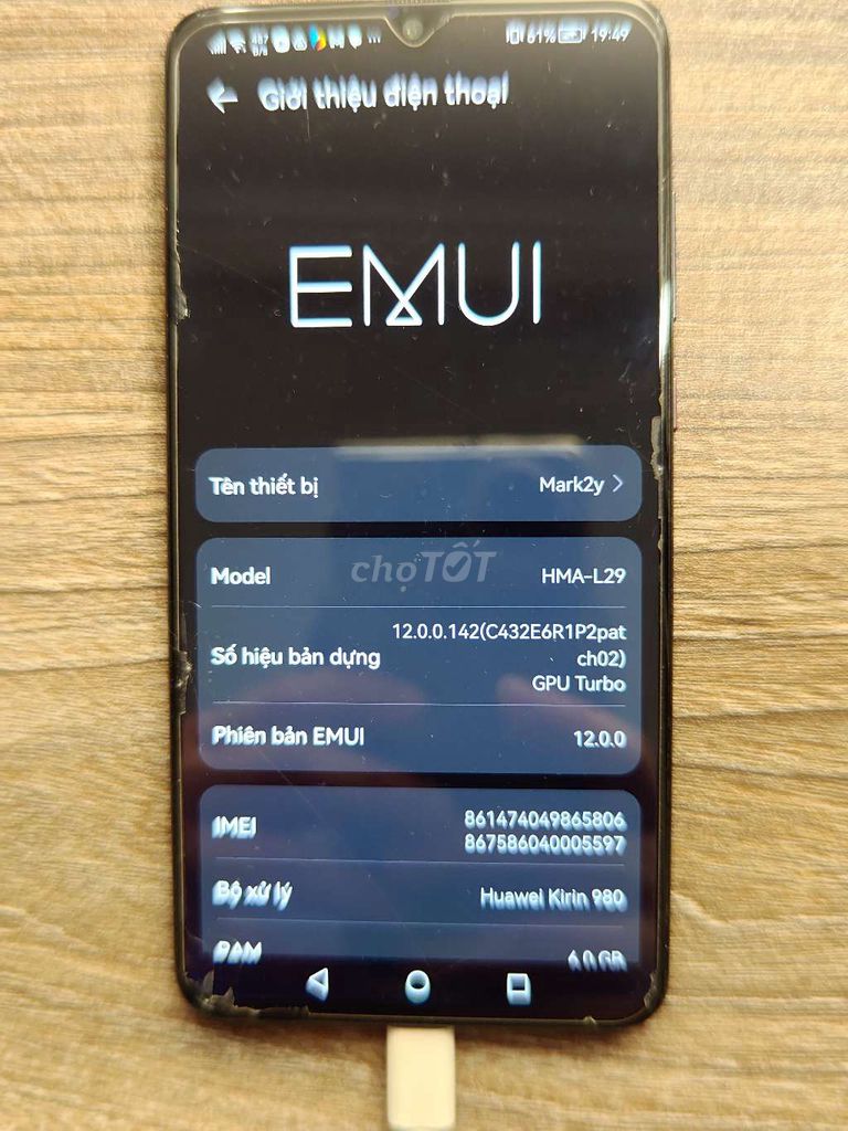 Huawei Mate 20 128GB Đen. Mua bán Điện thoại tại Quận Thanh Xuân Hà Nội được đăng bởi Son hình 1
