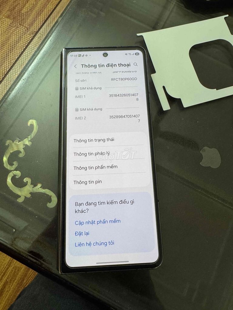 Samsung Z Fold 4 256GB Đen Đã qua sử dụng. Mua bán Điện thoại tại Quận Tây Hồ Hà Nội được đăng bởi Hoàng hải hình 1