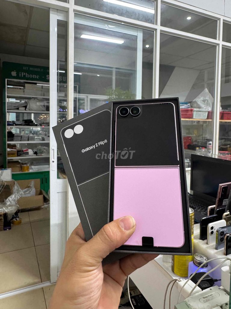 Samsung Galaxy Z Flip 8 Hồng. Mua bán Điện thoại tại Thành phố Thủ Đức Tp Hồ Chí Minh được đăng bởi Apple HT hình 1