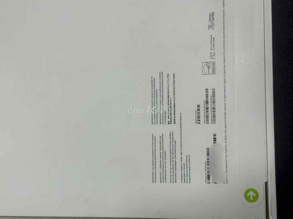 MacBook Pro M4 Max 64GB/1TB SSD Máy sạch,Layout US. Mua bán Laptop tại Quận 10 Tp Hồ Chí Minh được đăng bởi Quyền Tấn hình 1