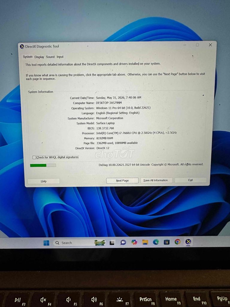 Microsoft Surface Laptop i7 8GB/255GB. Mua bán Laptop tại Quận Liên Chiểu Đà Nẵng được đăng bởi Gia Khang hình 1