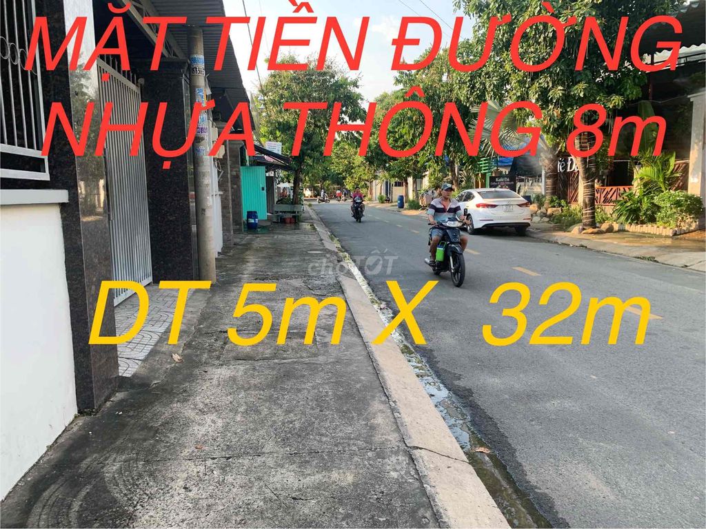 🔴🔴ĐẤT MẶT TIỀN BÁN DT 5m X 32m 160m2 Thổ Cư