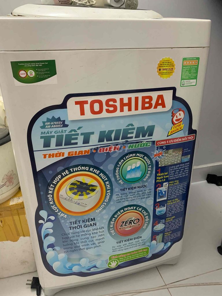 Máy giặt Toshiba AW-A800SV 7kg. Mua bán Máy giặt tại Quận Tân Bình Tp Hồ Chí Minh được đăng bởi Trần Quang Linh hình 1